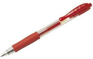 Gelepen Pilot 163111 BL-G2-5, Extra fine, Rød